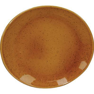 tablekraft ARTISTICA OVAL PLATE-210x190mm HAZELNUT