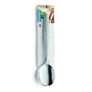 Amefa AMEFA AMSTERDAM HANGING CARD SODA SPOON 4PC EA