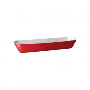 APS GN PAN- 2/4 SIZE 530x162x85mm RED MELAMINE "BASKET" EA