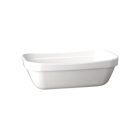 APS GN PAN- 1/4 SIZE265x162x85mm WHITE MELAMINE "BASKET" EA