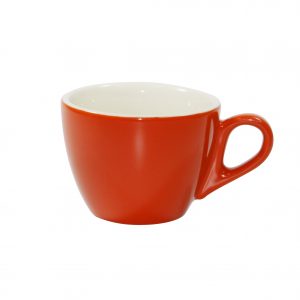 Brew -SAFFRON/WHITE FLAT WHITE  CUP 160ml (Set of 6)