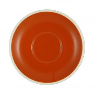 Brew -SAFFRON/WHITE  SAUCER TO SUIT BW0130/135 (Set of 6)