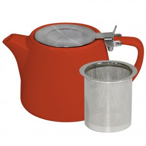 Brew -SAFFRON STACKABLE TEAPOT 500ml w/SS INFUSER & LID EA