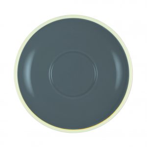 Brew -STEEL BLUE/WHITE ESPRESSO SAUCER TO SUIT BW0400 (Set of 6)