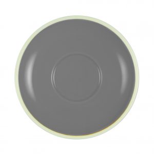 Brew -FRENCH GREY/WHITE ESPRESSO SAUCER TO SUIT BW0500 (Set of 6)