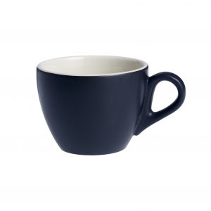 Brew -SMOKE/WHITE MATT LARGE FLAT WHITE  CUP 220ml (Set of 6)