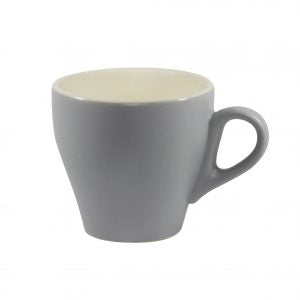 Brew -SILVER ICE/WHITE MATT LONG BLACK CUP 220ml (Set of 6)