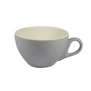 Brew -SILVER ICE/WHITE MATT CAPPUCCINO CUP 220ml (Set of 6)