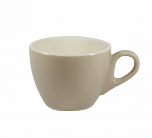 Brew -HARVEST/WHITE MATT LARGE FLAT WHITE  CUP 220ml (Set of 6)