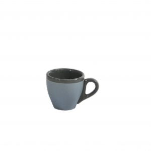 Brew -SILVER ICE MATT/GLOSS TWO TONE ESPRESSO CUP 90ml (Set of 6)