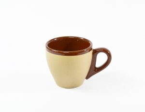 Brew -HARVEST MATT/GLOSS BROWN TWO TONE ESPRESSO CUP 90ml (Set of 6)