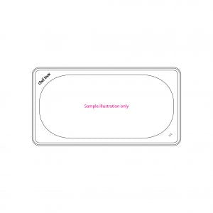 Chef Inox GASTRONORM PAN-18/10 1/1 SIZE 20mm EA