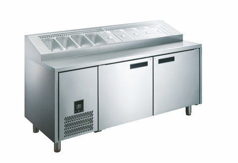 Glacian PIZZA PREP FRIDGE 2 DOOR HPB1815