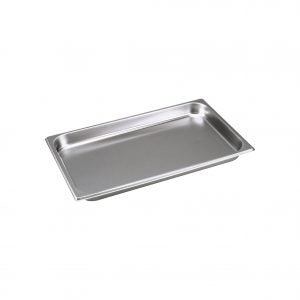 Inox Macel MAXIPAN-GN 1/1 x 20mm FLAT EDGE EA