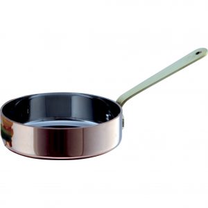 Chef Inox MINIATURES-FRYPAN 120x35mm COPPER WITH BRASS HANDLE EA