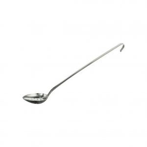 Paderno SPOON-18/10 1pc PERF. DEEP BOWL HDL:380mm EA