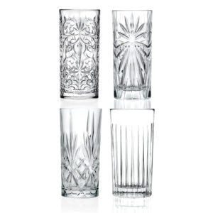 RCR Cristalleria RCR MIXOLOGY TREND SET-4 LONGDRINK TUMBLERS 440ml26984020006 (Set of 1)