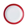 Royal Porcelain MAXADURA RESONATE-ROUND PLATE COUPE 165mm RED INNER BAND EA