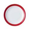 Royal Porcelain MAXADURA RESONATE-ROUND PLATE COUPE 165mm RED INNER BAND EA