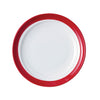 Royal Porcelain MAXADURA RESONATE-ROUND PLATE COUPE 165mm RED INNER BAND EA