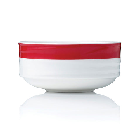 Royal Porcelain MAXADURA RESONATE- STACKABLE BOWL 110x55mm 270ml RED BAND EA