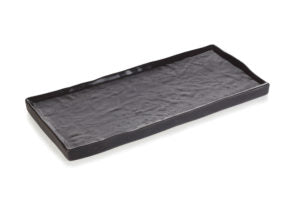 Revol  SOLSTICE BLACK MOON RECTANGULAR PLATE 300mm EA