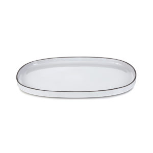 Revol  CARACTERE OVAL DISH WHITE CUMULUS 465x287x30 EA