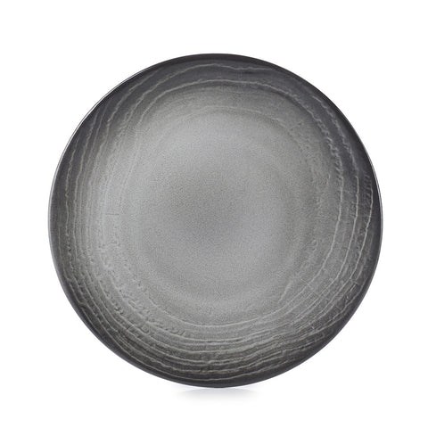 Revol  SWELL BREAD PLATE BLACK SAND 160x19mm EA