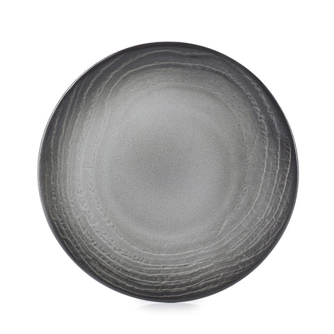 Revol  SWELL DESSERT PLATE BLACK SAND 215x25mm EA