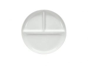 Schonwald HEALTHCARE PLATE FLAT 3 COMPARTMENT 230MM EA - Discontinued