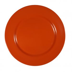 Superware SUPERWARE RED ROUND PLATE RIM 230mm EA