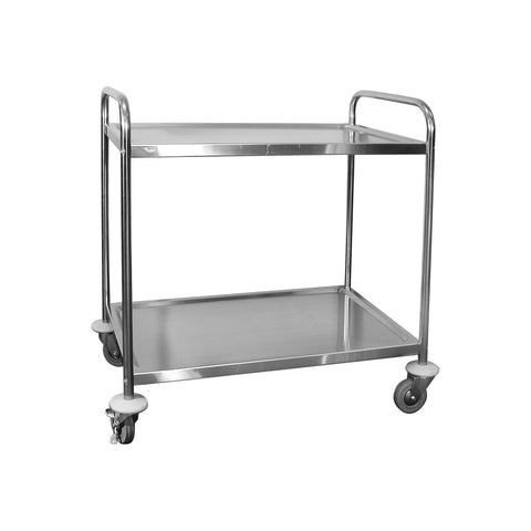 Caterax TROLLEYS SERVING TROLLEY-S/S | 2 SHELF | 810x455x855mm  (Each )