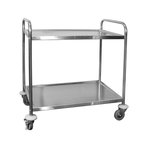 Caterax TROLLEYS SERVING TROLLEY-S/S | 2 SHELF | 860x535x930mm  (Each )