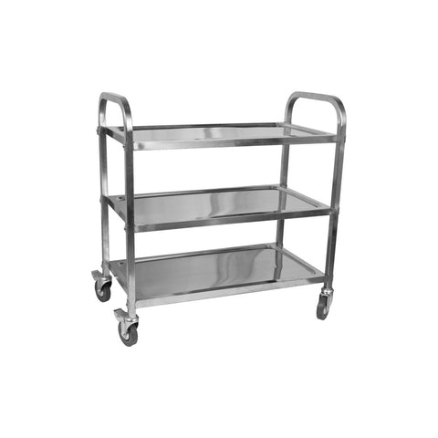 Sunnex TROLLEYS SERVING TROLLEY-S/S | XHD | 3 SHELF | 760x400x840mm  (Each )