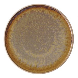 Tablekraft SOHO ROUND PLATE BURNT SIENNA  255mm EA