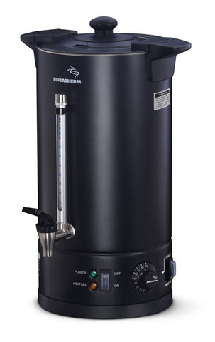 HOT WATER URN BLACK - 10 LITRE