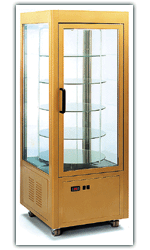 ROLLER GRILL Cake Display Glass shelves - 550 Litre