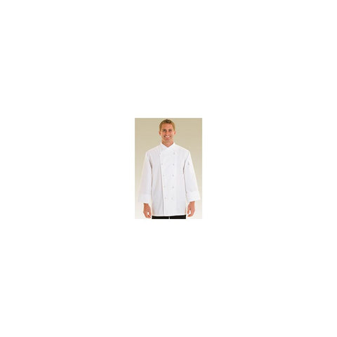 Nice Basic Chef Jacket w/ Crossover Collar