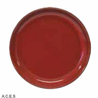 Tablekraft ARTISTICA ROUND PLATE-270mm Rolled Edge REACTIVE RED EA