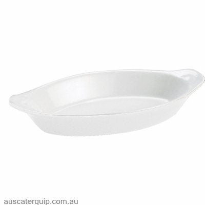 Vitroceram OVAL GRATIN DISH-250x130x/340ml WHITE EA