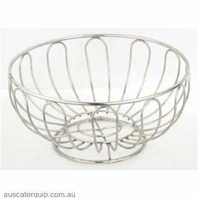 Chef Inox ROUND BASKET 240x87mm THICK WIRE 18/10