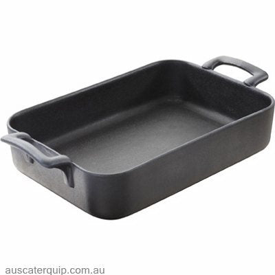 Revol  BELLE CUISINE CHARCOAL ROAST DISH RECT 350x250mm EA