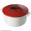 Revol REVOL REVOLUTION ROUND CASSEROLE W/LID RED 2.4lt