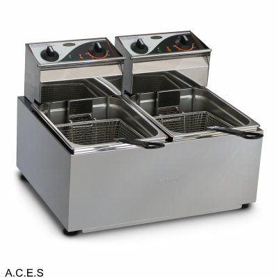 FRYER - 2 PAN, 2 x 3450W