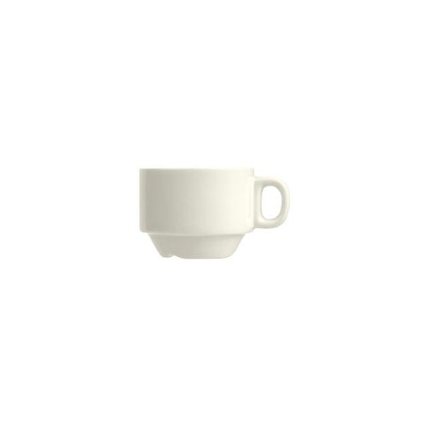 Duraceram ASTRA STACKABLE TEA CUP-250ml IVORY (x24)