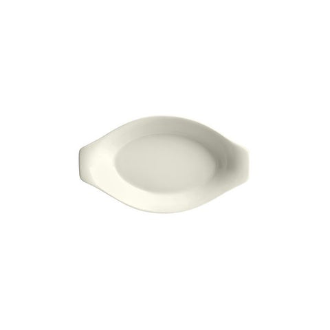 Duraceram  OVAL AU GRATIN-215mm IVORY (x12)