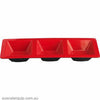 JAB eol-SQUARE PLATTER 3/COMP RED/BLACK 370x150mm (STS0422)