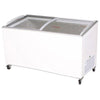 BROMIC Curved Angled Glass Chest Freezers