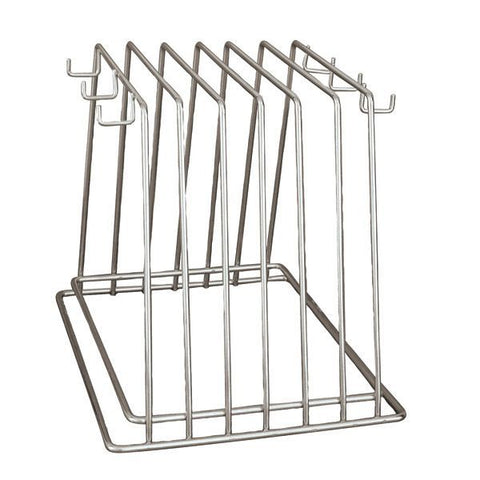 Trenton  CUTTING BOARD RACK-6 SLOT, W/HOOKS RE-INFORCED BASE (Each)