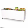 MITCHEL 200 litre glass sliding top chest freezer